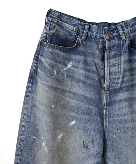 refomed FRESH MAN DENIM WIDE PANTS "PAINT"