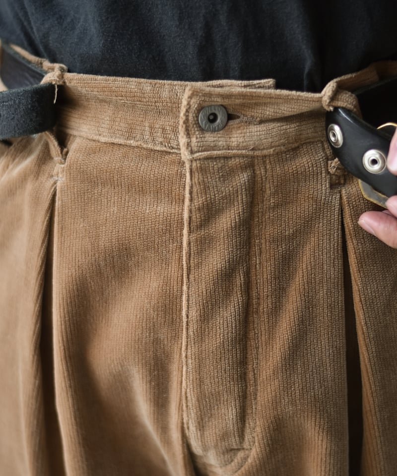 Willow Pants P-035 BEG-CORD | 45do｜ULTERIOR・ref
