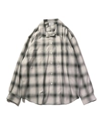 superNova. Split yoke big shirts - Ombre check