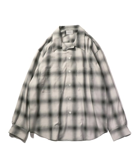 superNova. Split yoke big shirts - Ombre check