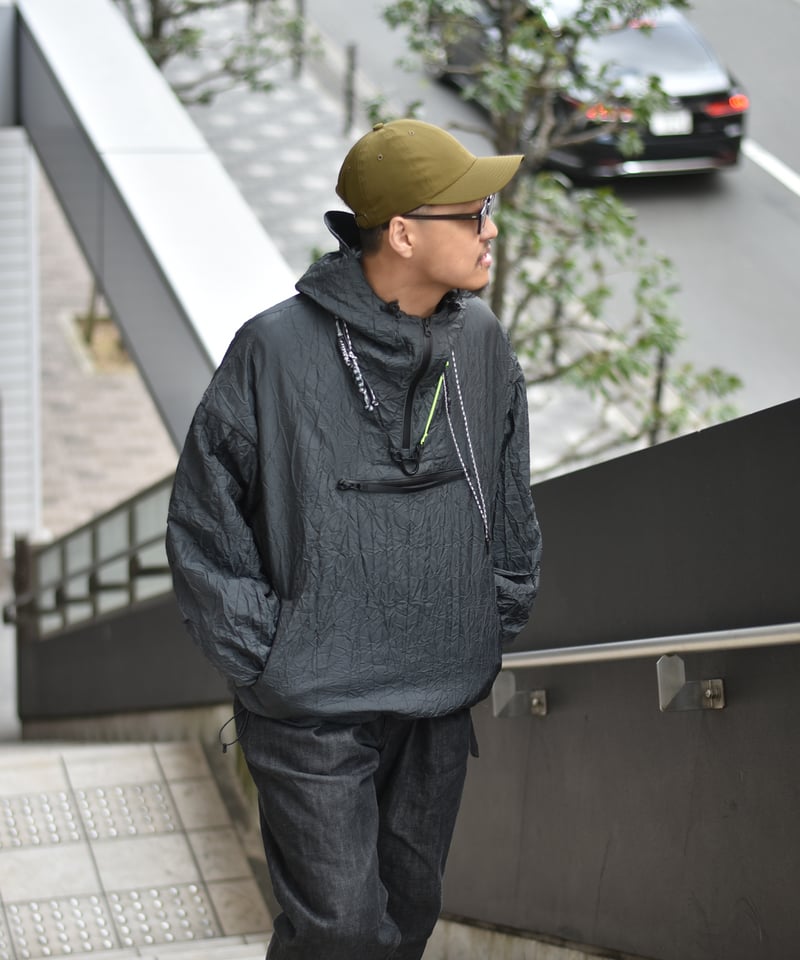 ulterior 6 PANELED CAP アルテリア　ナイロンキャップ アルテリア ULTERIOR 備前ギャバジン 6パネル キャップ WASHED