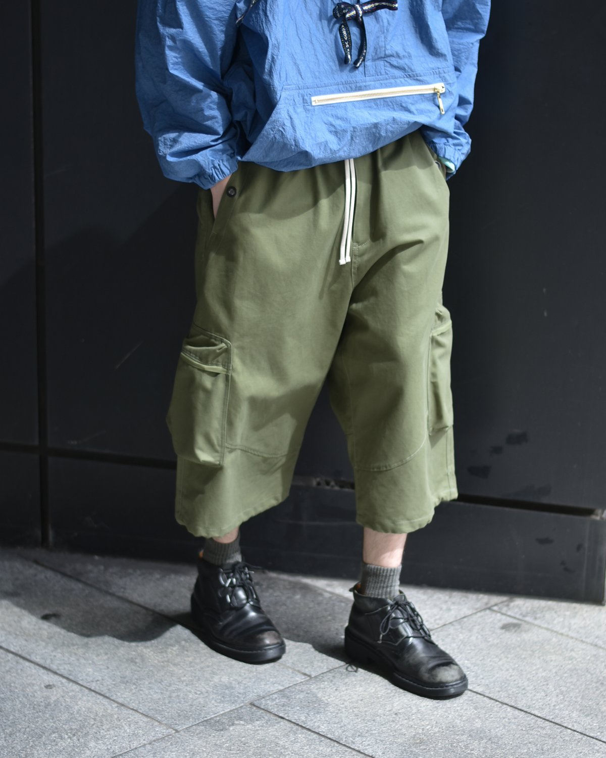 rajabrooke　CHINO KARGO SHORTS RAJABROOKE CHINO KARGO SHORTS OLIVE | PROV ONLI