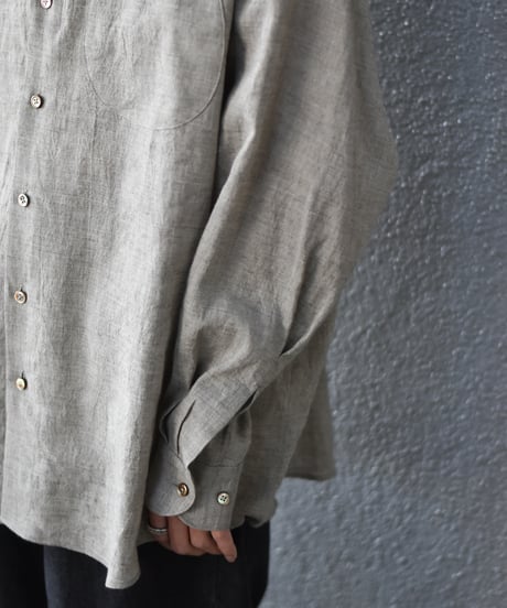 Gorsch the merry coachman  Yak Mixed L/C Wide Silhouette Open Collar Shirt
