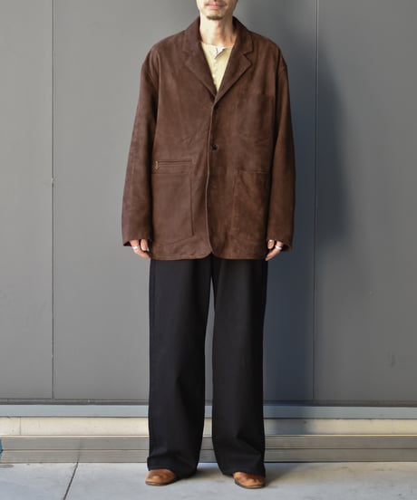 CCU TAILORED JKT3B -SHEEP SUEDE