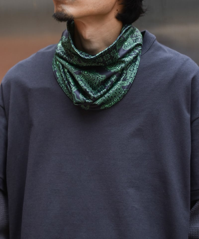 grancy Collar Neck Warmer 付け襟ネックウォーマー 茶 ネック