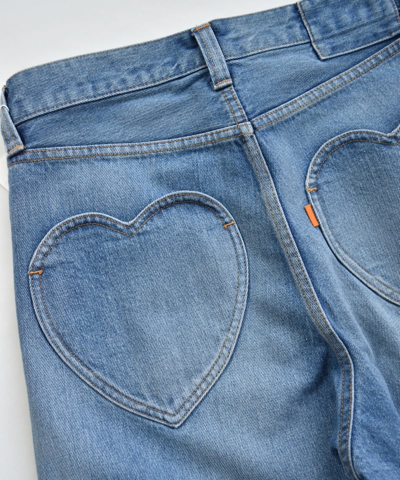 LAST1】RICE NINE TEN LOVELY FADED JEANS | 45do｜