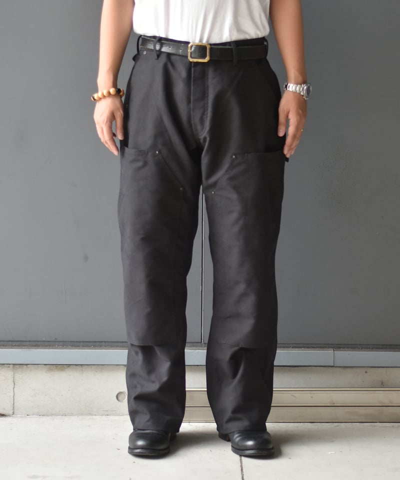 Willow Pants P-034 BLK-moleskin | 45do｜refomed・