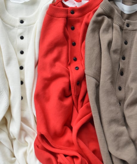"Exclusive"ANDER HENLY NECK KNIT