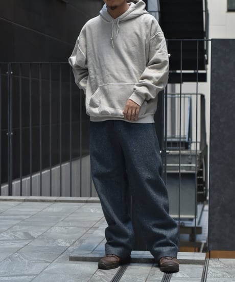 OCTANT HOODIE SWEAT-W-pigment dye