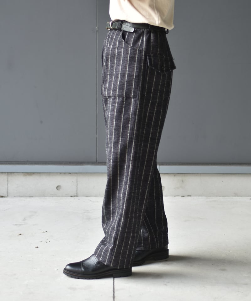 Willow Pants P-001 black stripe | 45do｜ULTERIO