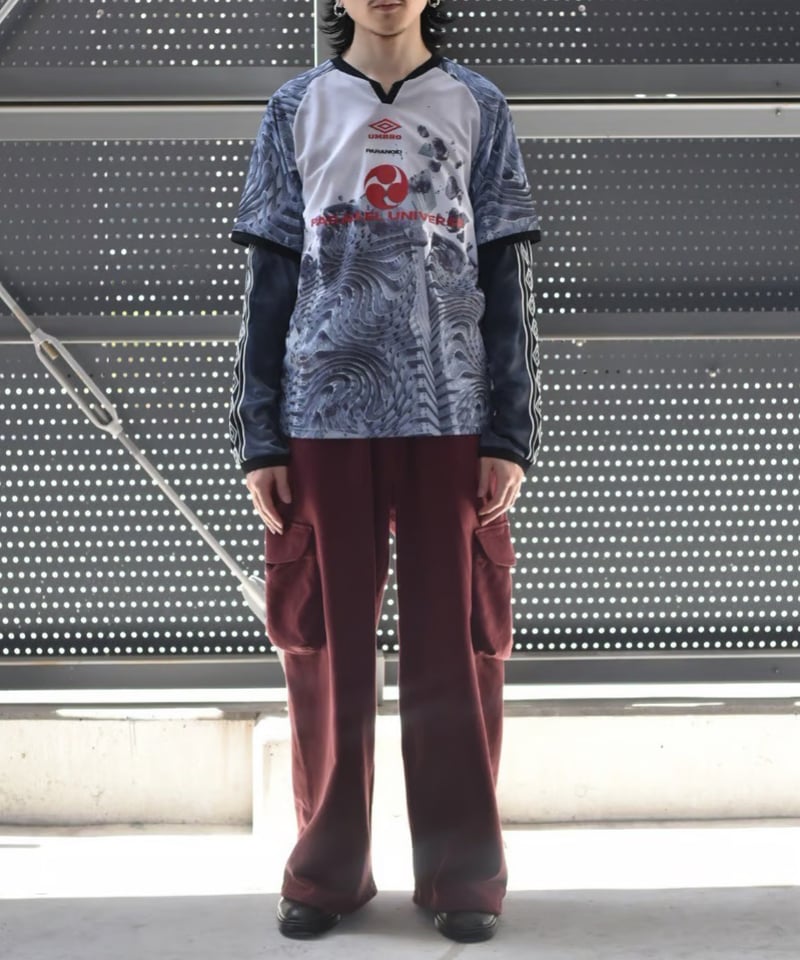 PARANOID×UMBRO】OVERLAP L/S GAME SHIRT | 45do PARANOID×UMBRO】OVERLAP L/S GAME SHIRT | 45do