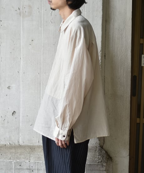 yose  COTTON SILK P/O SHIRT