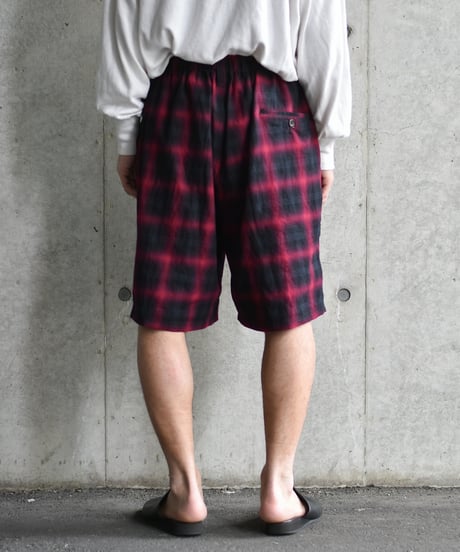 Willow Pants P-030 BLK×PUR CHECK