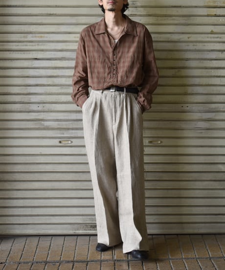 yose  COTTON SILK P/O SHIRT