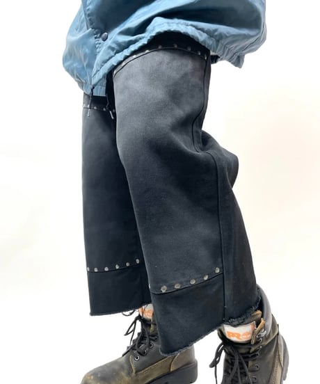 NAM Cropped Work Pants - Gel Studs