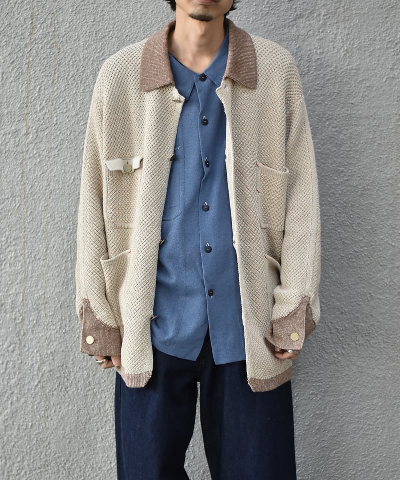 MEIAS KNIT COVERALL | 45do｜refomed・Gorsch・Willo