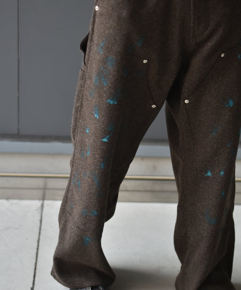 LAST1】PARANOID MELANGE PAINTER PANTS | 45do｜re