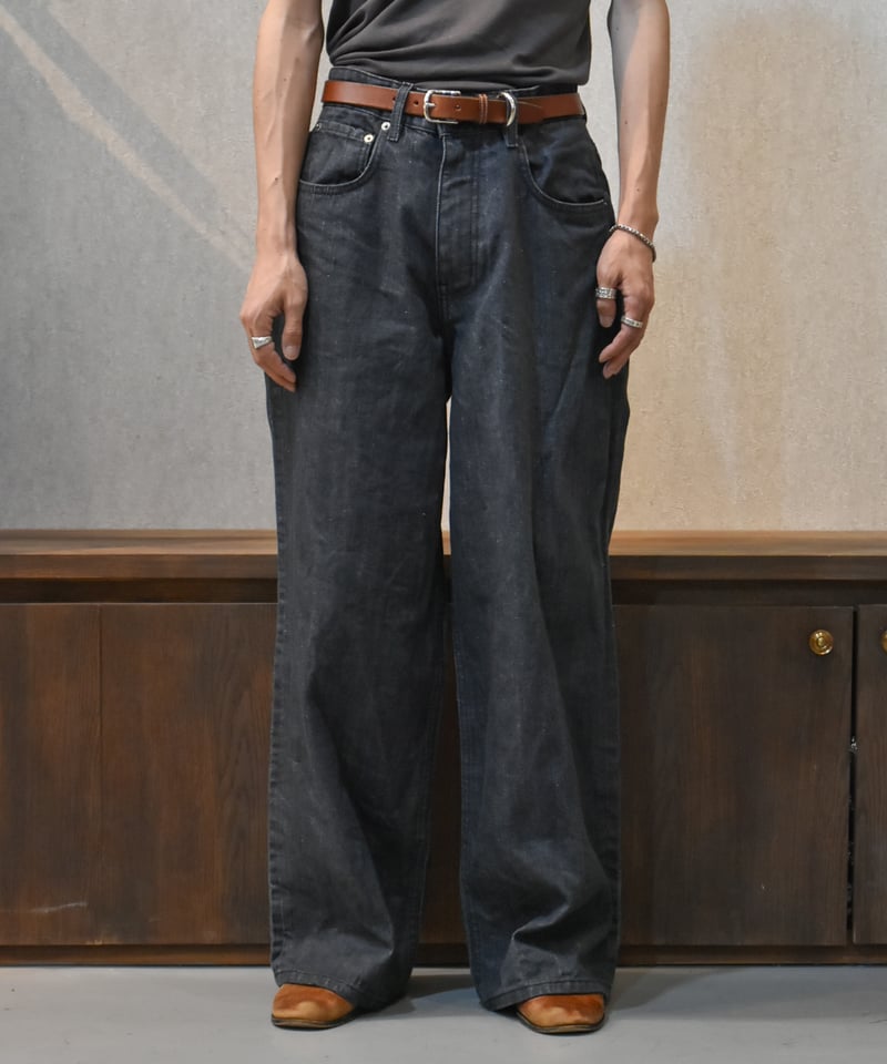 NEO BLUE SUPER BAGGY JEANS | 45do｜refomed・Gors