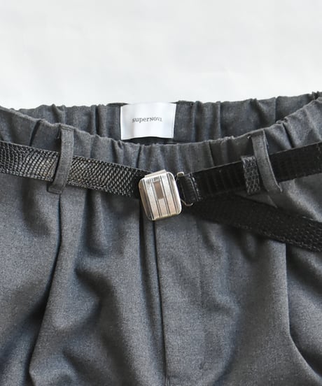 CCU SLIDE BUCKLE BELT -LIZARD