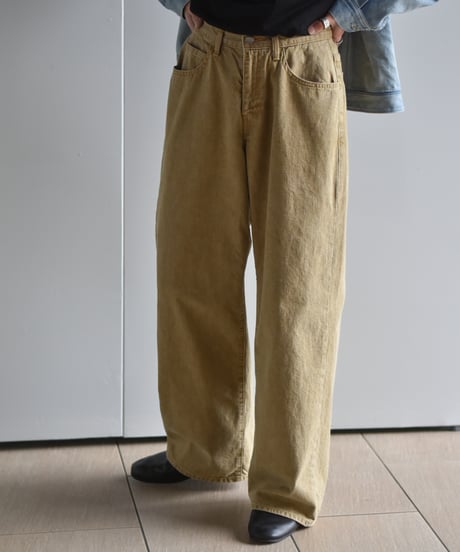 【LAST1】nakedgauge ZIMBABWE COTTON DENIM ASHLEY JEANS