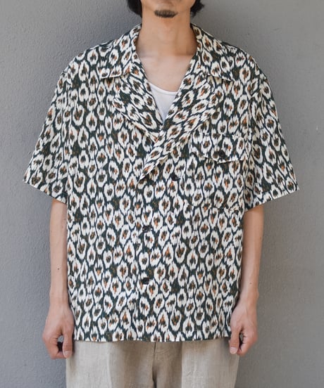 Nezu yohinten 23ss スカーフシャツ　サーモンピンク kink