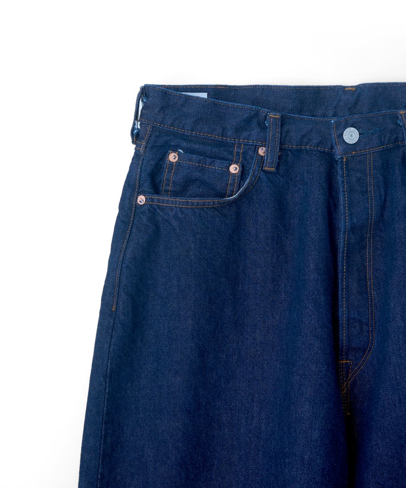 パンツ FRESH MAN DENIM WIDE PANTS by EDWIN\"OW\" FRESH MAN DENIM WIDE PANTS by EDWIN USED(2 BLACK): refomed