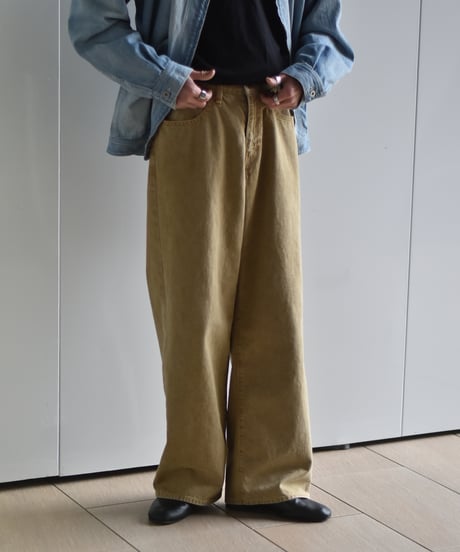 【LAST1】nakedgauge ZIMBABWE COTTON DENIM ASHLEY JEANS