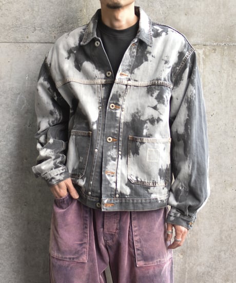 【LAST1】Willow Pants P-012 BLK bleach