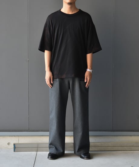 Gorsch the merry coachman Summer Wool Knit Pullover-Ryukyu Indigo