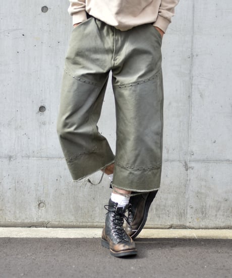 NAM Cropped Work Pants - Gel Studs