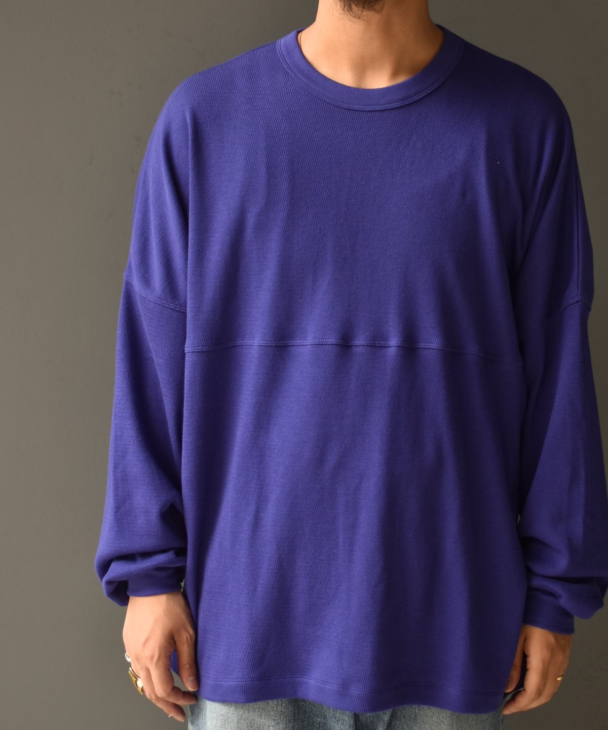ULTERIOR C/CASH HONEYCOMB FOOTBALL TEE | 45do｜