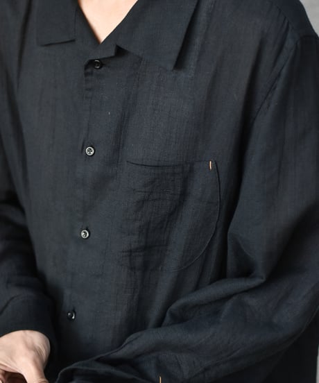Gorsch the merry coachman  Panama Cotton Breath Collar Shirt