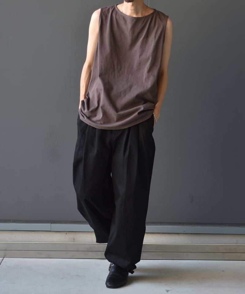 ANDER SLEEVELESS POISON TEE | 45do｜refomed・Gors