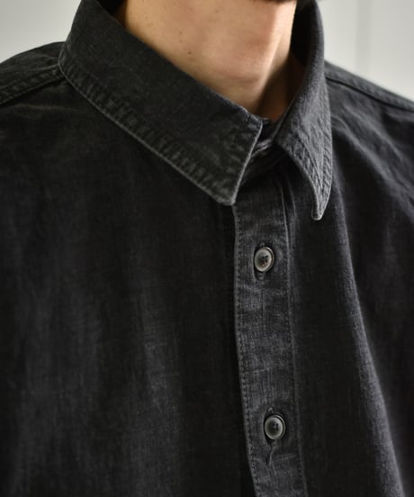 nakedgauge ZIMBABWE COTTON DENM OVERSIZED S-BLOLSON