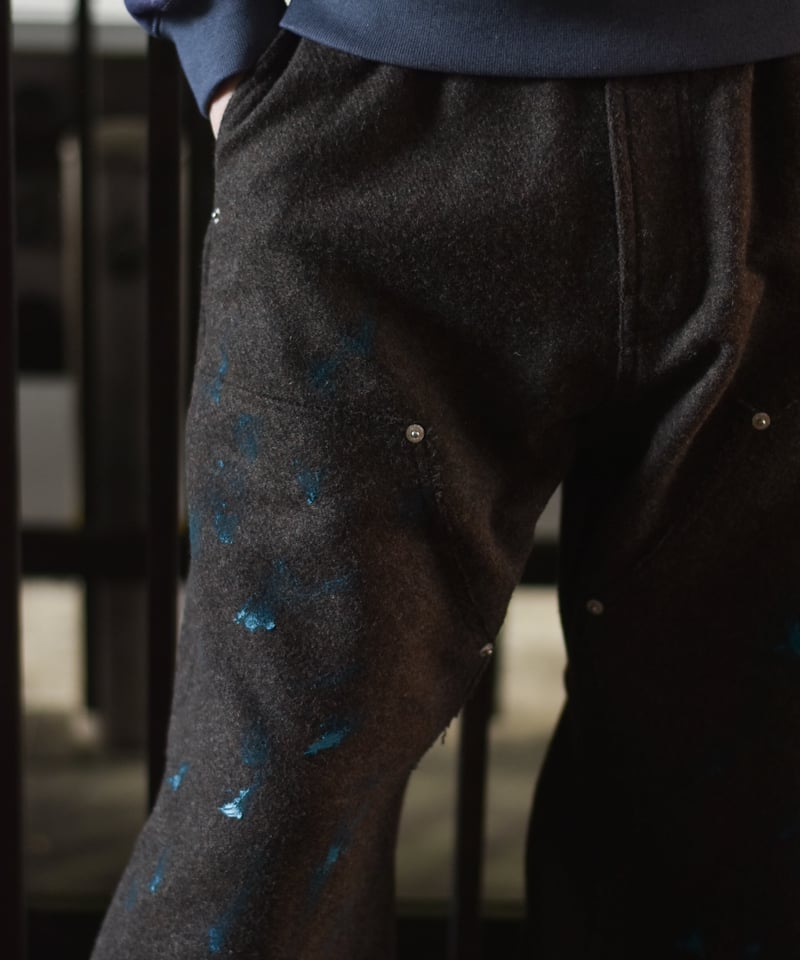 LAST1】PARANOID MELANGE PAINTER PANTS | 45do｜re