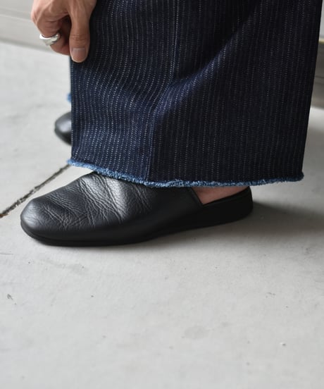 saby TUCK-BAGGY TYPE 2 - Stripe Denim One Wash -