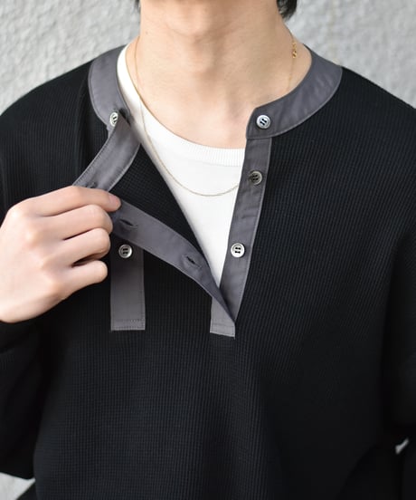 refomed FRESH MAN HENLEY NECK