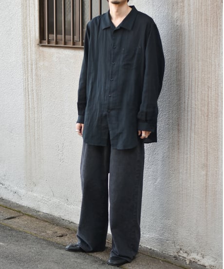 Gorsch the merry coachman  Panama Cotton Breath Collar Shirt