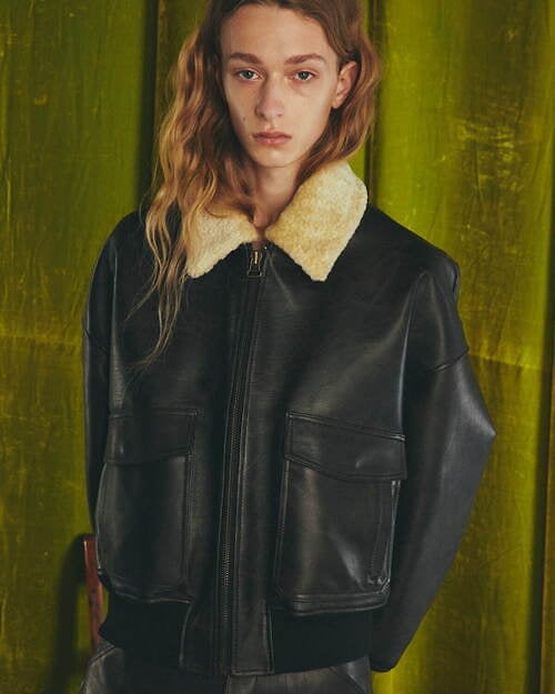 refomed H-M-D CASTRO LEATHER JAMPER | 45do 