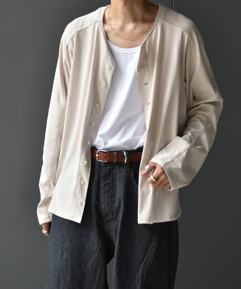 【MATSUFUJI / マツフジ】WOOL KNIT CARDIGAN 3 MATSUFUJI マツフジ Cotton Cardigan M253-0704