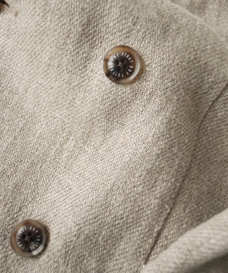 TUITACI HEAVY LINEN DOUBLE JACKET