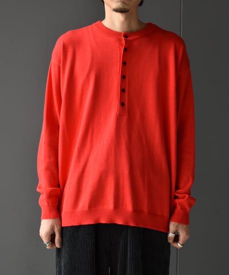 "Exclusive"ANDER HENLY NECK KNIT