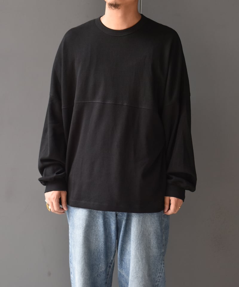 LAST1】ULTERIOR C/CASH HONEYCOMB FOOTBALL TEE