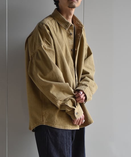 nakedgauge ZIMBABWE COTTON DENM OVERSIZED S-BLOLSON