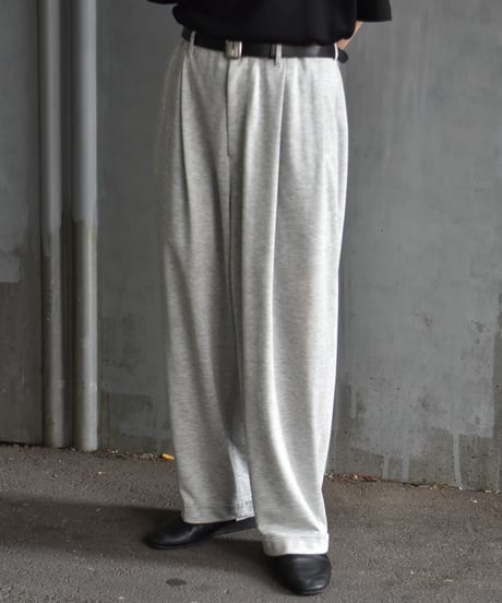 saby TWO TUCK TROUSER - Recycled Fiber Jersey FAB -
