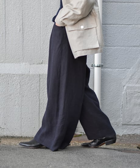 Gorsch the merry coachman  Linen Palazzo Trousers