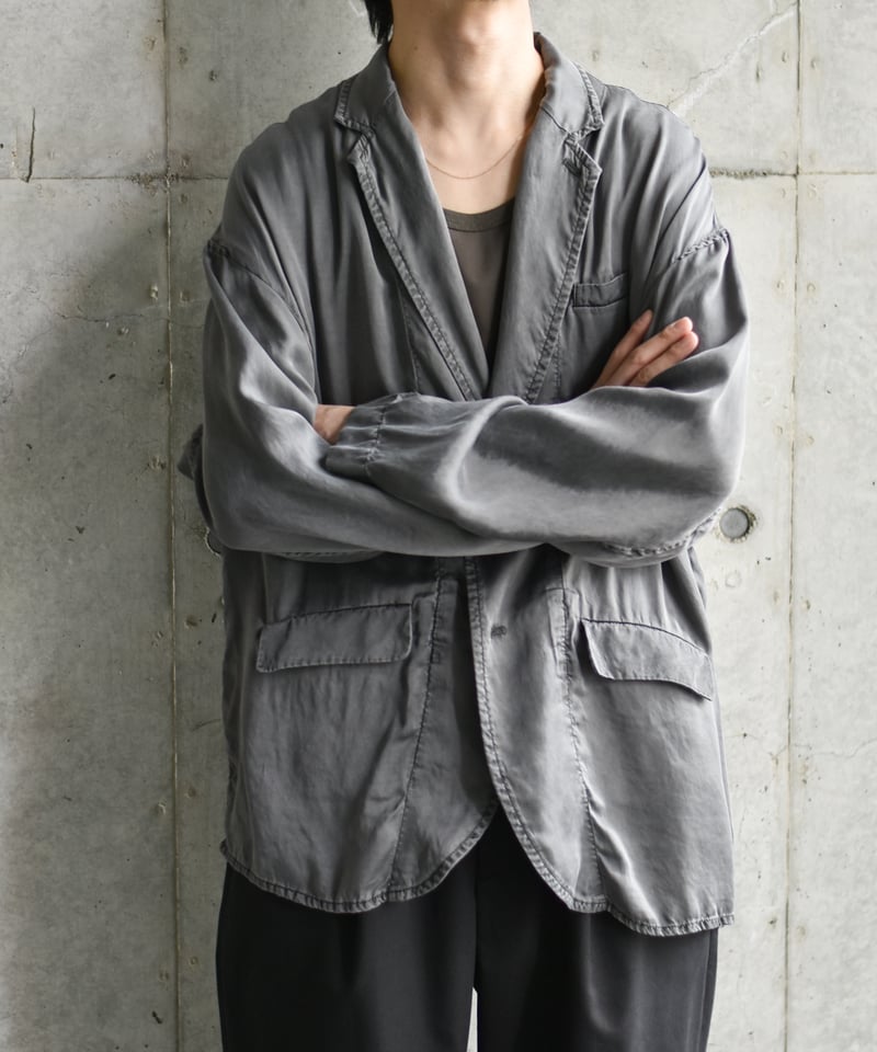 Dulcamara 2TUCK キュプラ サルエル Dulcamara ピグメントBioキュプラJKT | 45do｜refomed・Gorsch