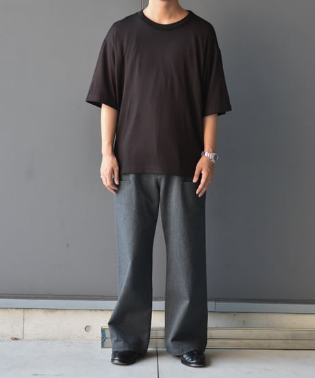 Gorsch the merry coachman Summer Wool Knit Pullover-Ryukyu Indigo