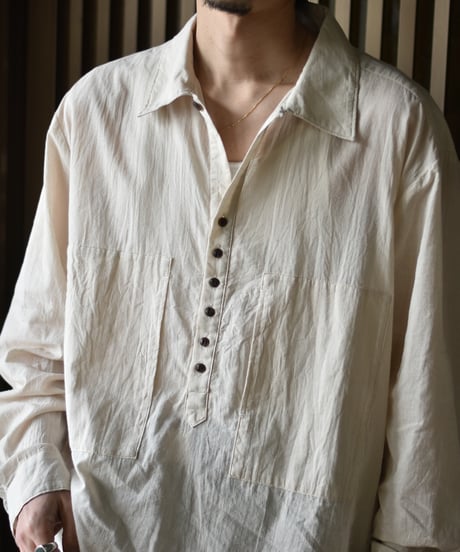 yose  COTTON SILK P/O SHIRT