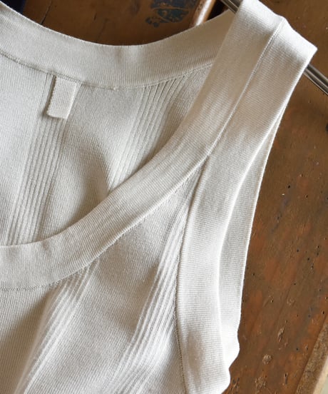 MEIAS FINE GAUGE SILK RIB TANK TOP